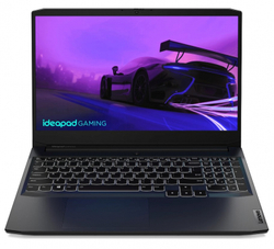 Ноутбук 15,6" Lenovo IdeaPad Gaming 3 15IHU6 Core i5 11300H/8Gb/256Gb SSD/NV RTX3050 4Gb/15.6" FullHD/Win11 Черный (82K1015EUS)