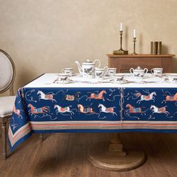 СКАТЕРТЬ "PASSAGE" 140Х180СМ ,БЕЛЫЙ, 100% ХЛОПОК С ПРОПИТКОЙ,ТВИЛ