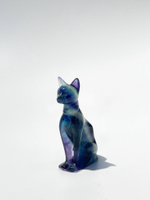 Фигурка кошки из флюорита в египетском стиле