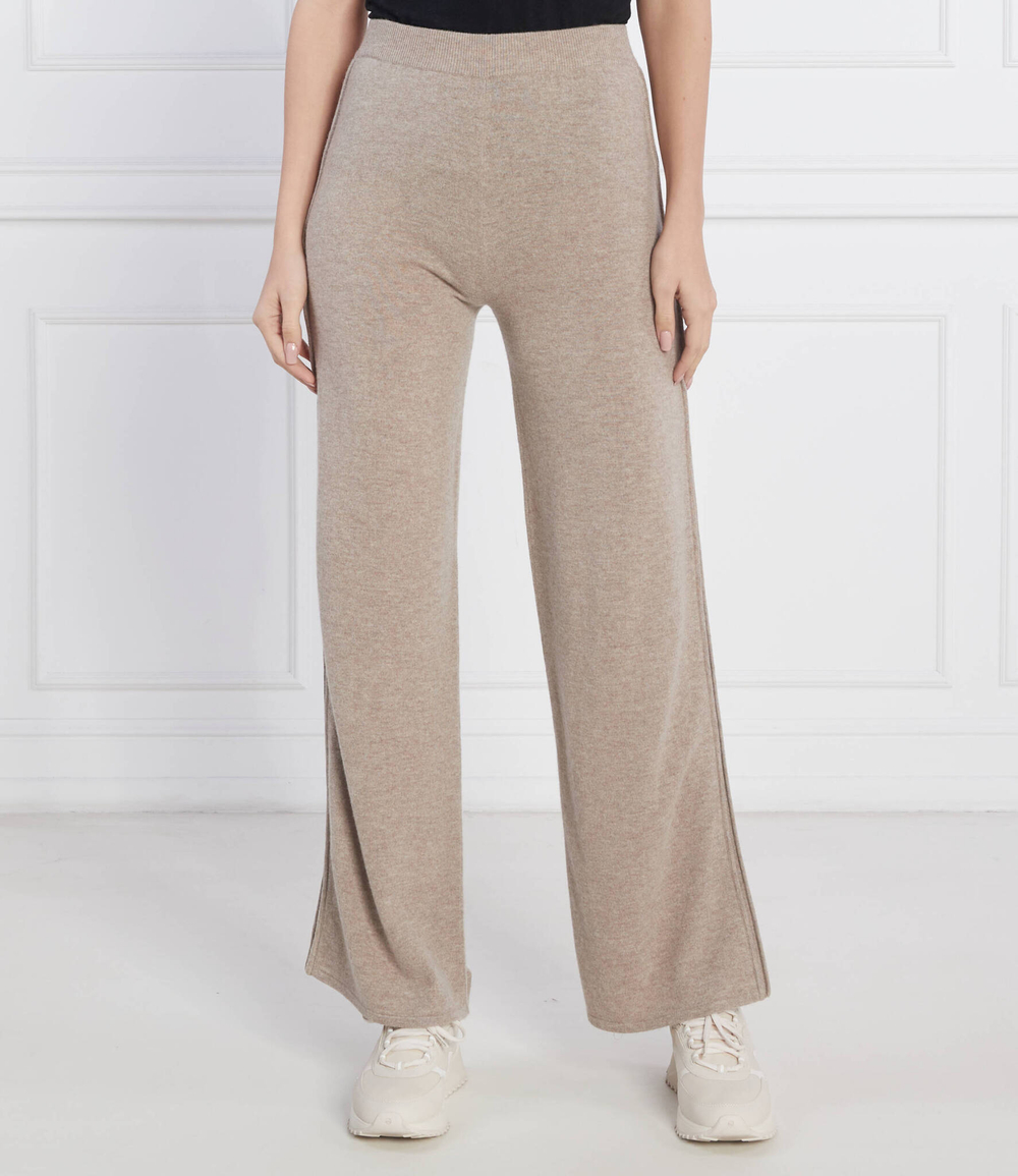 Хлопковые трикотажные штаны Beatrice B - бежевый(22FA1679CORE)