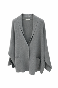 ITALY K (LARA) кардиган (оверсайз) - серый