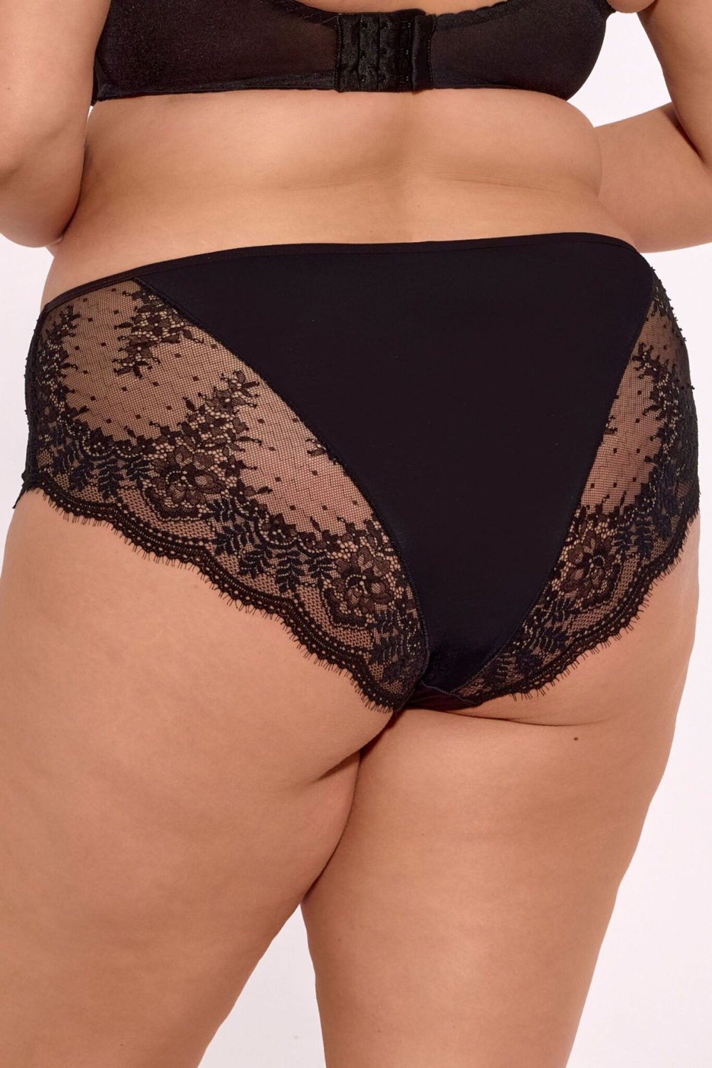 Трусики-слипы Camilla с нежным кружевом (Размер: XL) (Цвет: молочный)