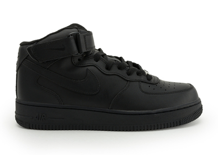 Nike Air Force 1 Mid (Black)