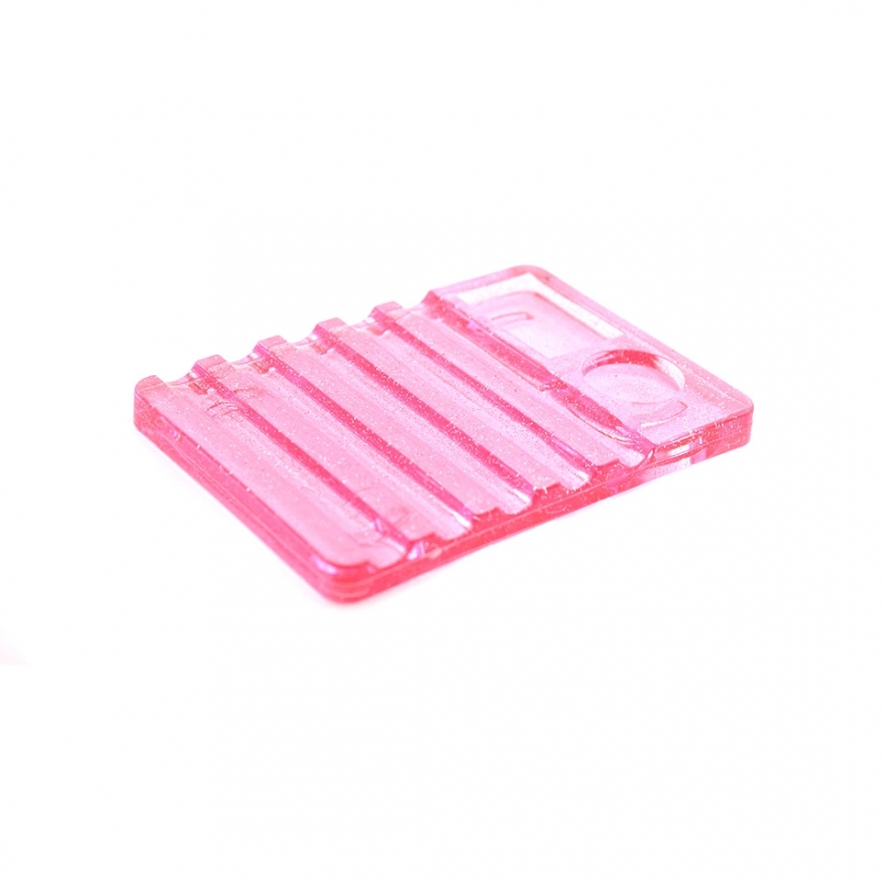 Подставка для кистей, розовая