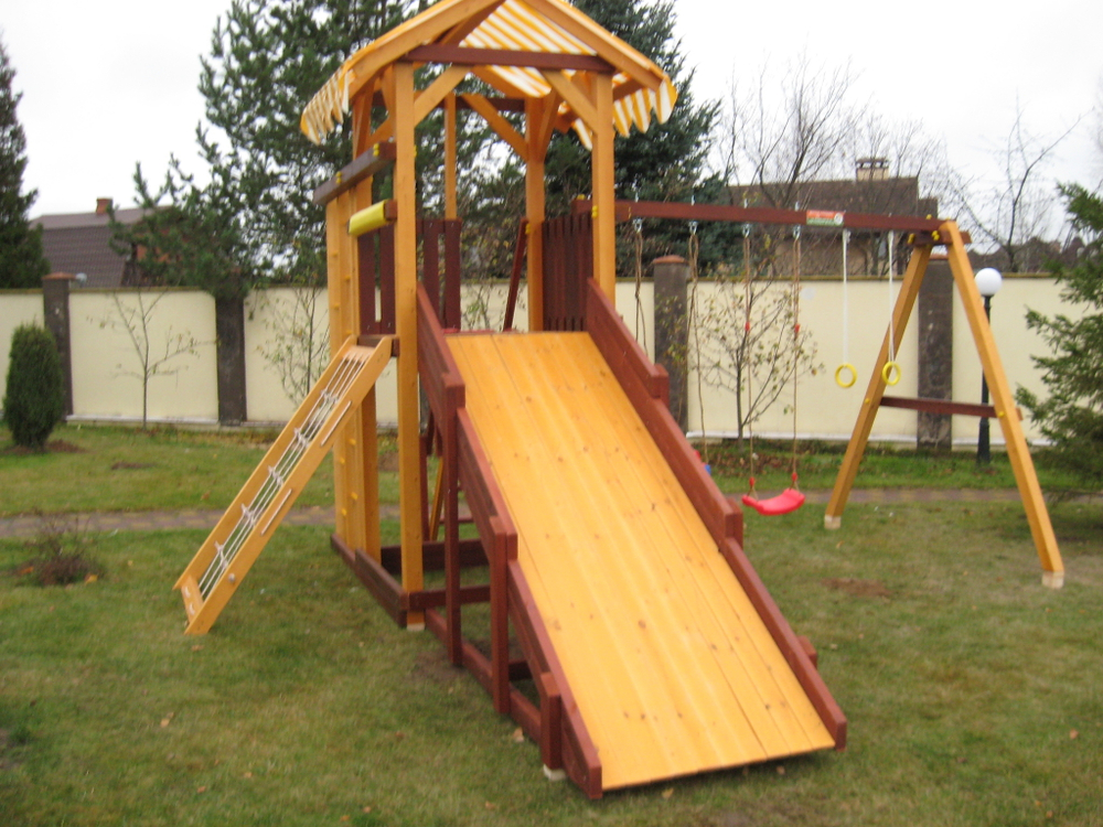 Деревянная детская площадка Савушка "4 сезона" - 4
