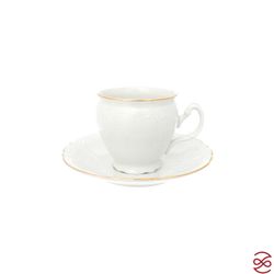 Чайный сервиз на 6 персон Bernadotte Белый узор 17 предметов