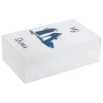 Коробка для хранения обуви «ЭКСПЕРТХАУС», прозрачная, 30*18*10см