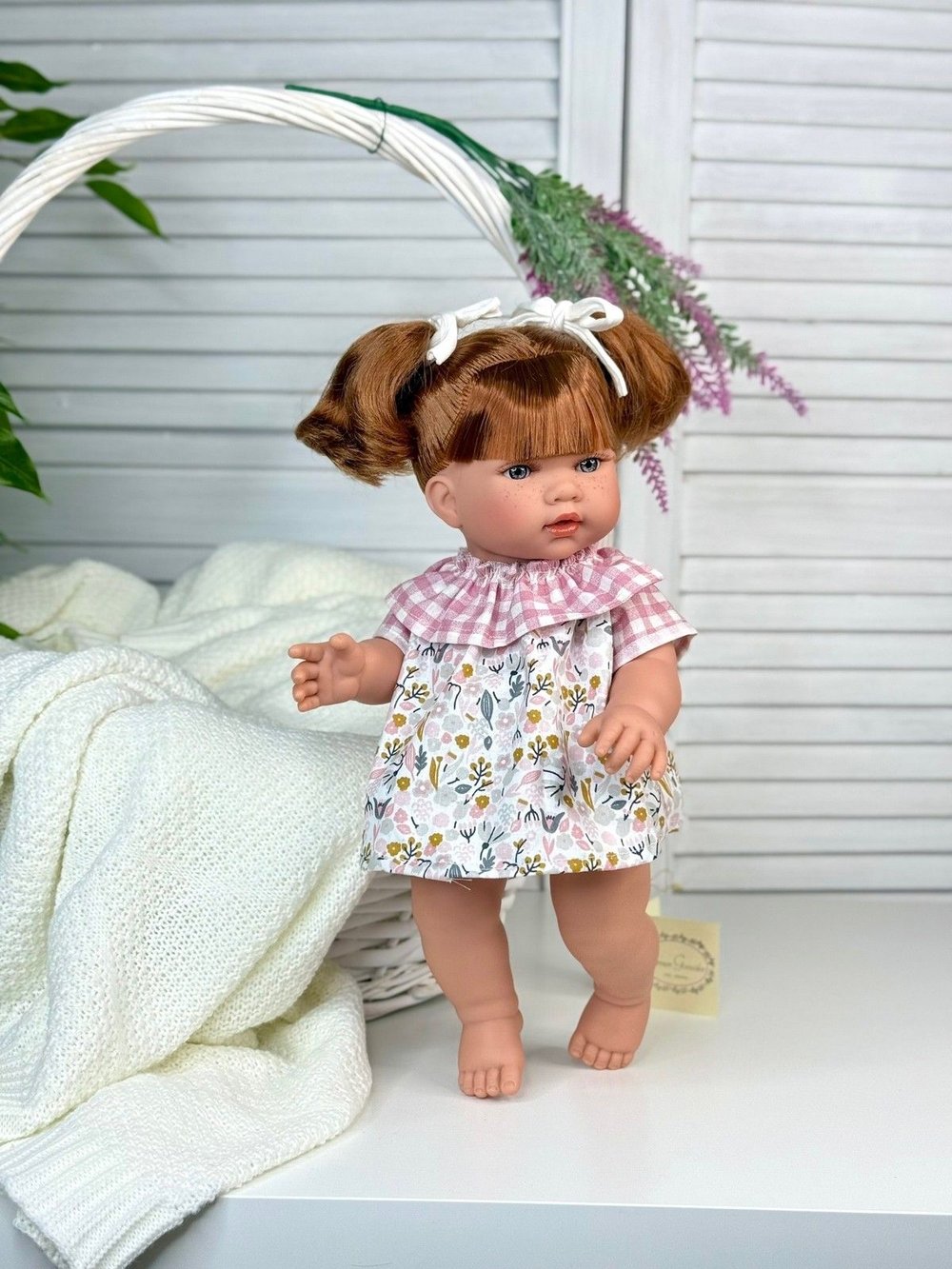 Кукла D Nenes виниловая 34см Lean (054045)