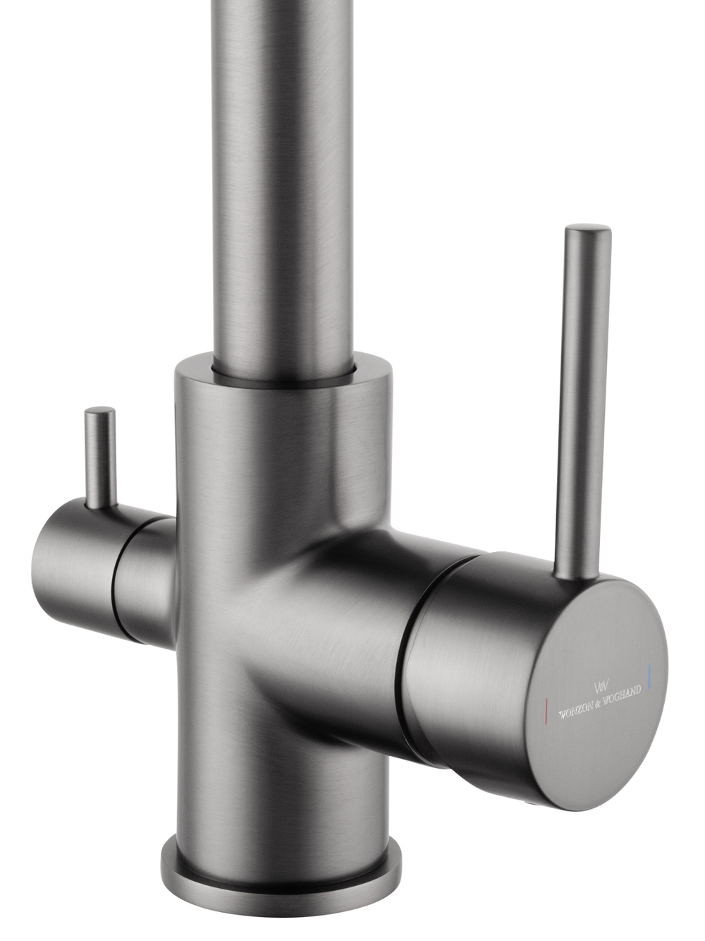 Смеситель для кухни c подключением фильтра WONZON & WOGHAND, Темный графит (WW-88458005-BGM)