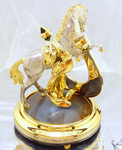 Подкова "На счастье". Агат