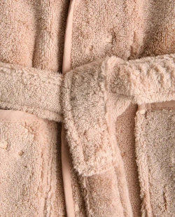 ZARA HOME ДЕТСКИЙ ХАЛАТ СО ЗВЕЗДАМИ И СЕРДЕЧКАМИ, РОЗОВЫЙ