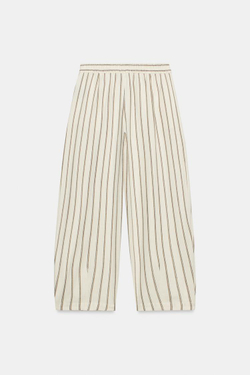 ZARA БРЮКИ В ПОЛОСКУ В ПИЖАМНОМ СТИЛЕ — ZW COLLECTION, ПОЛОСКИ
