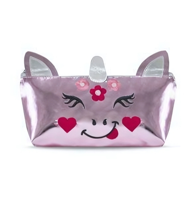 Пенал-косметичка 24х9.5х5см на молнии "Единорог" 1 отд. иск.кожа (Феникс+)