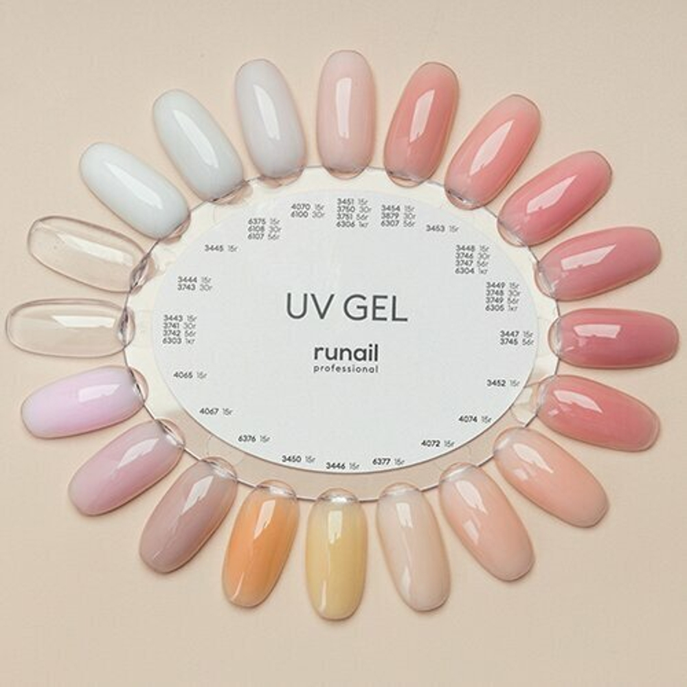 Runail Камуфлирующий УФ-гель (цвет: Молочный коктейль), 30г №6108
