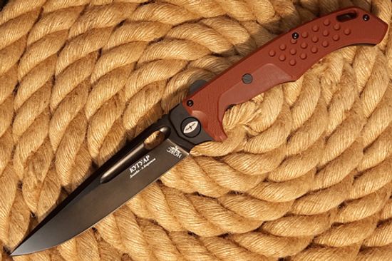 Нож НОКС Кугуар - сталь Д2, рукоять Black Титан+G10 (332-706506)