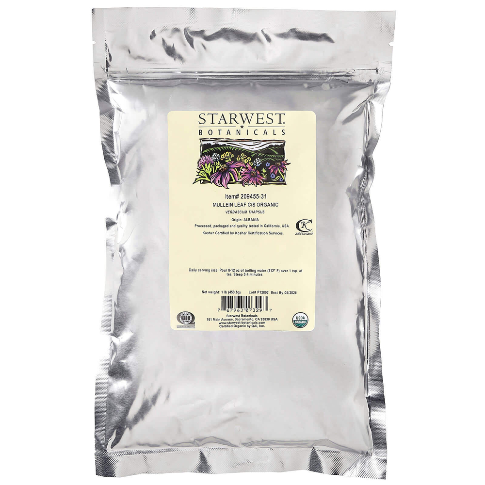 Starwest Botanicals, Органический коровяк (C / S), 453,6 г (1 фунт)