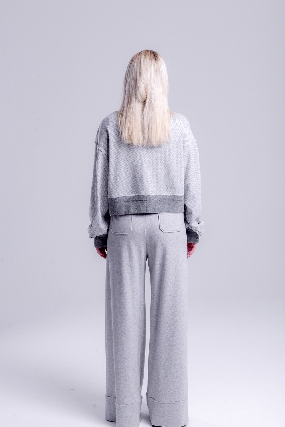 Анорак из шерстяного джерси