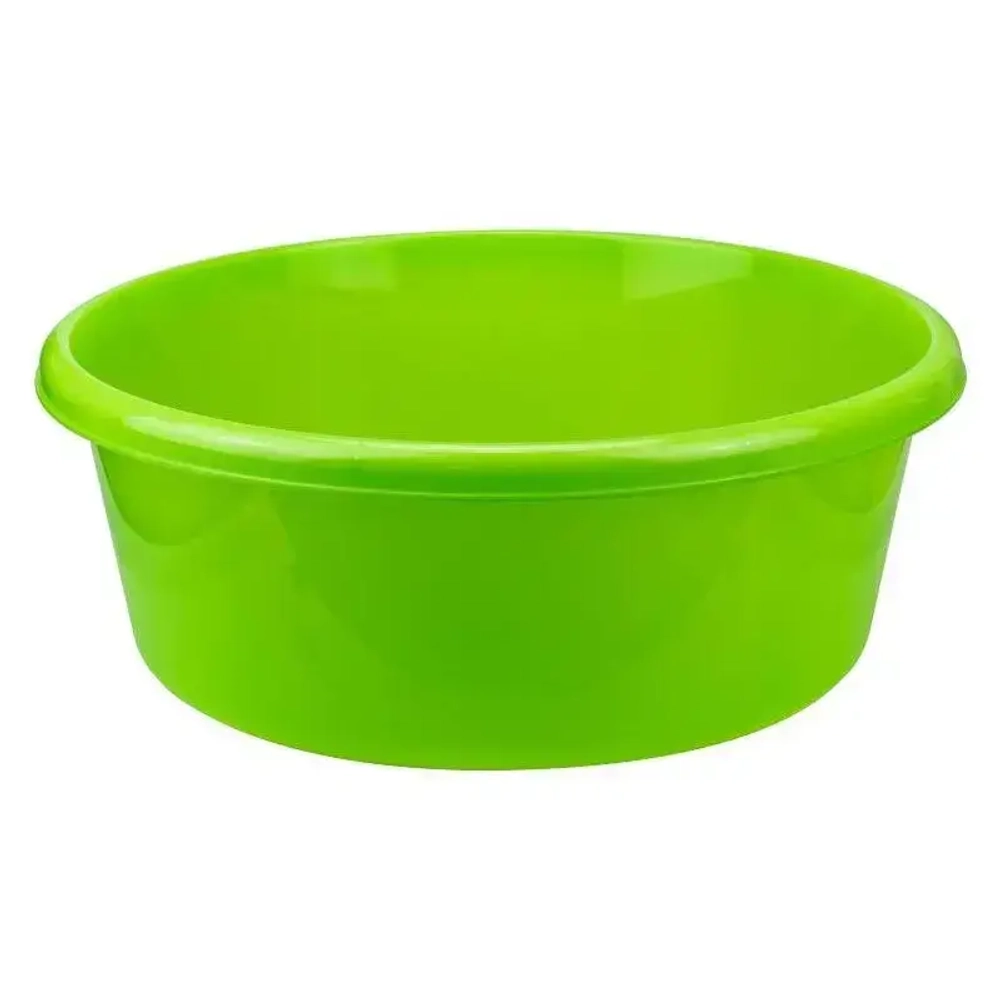 Таз круглый 11л ярко-зеленый
