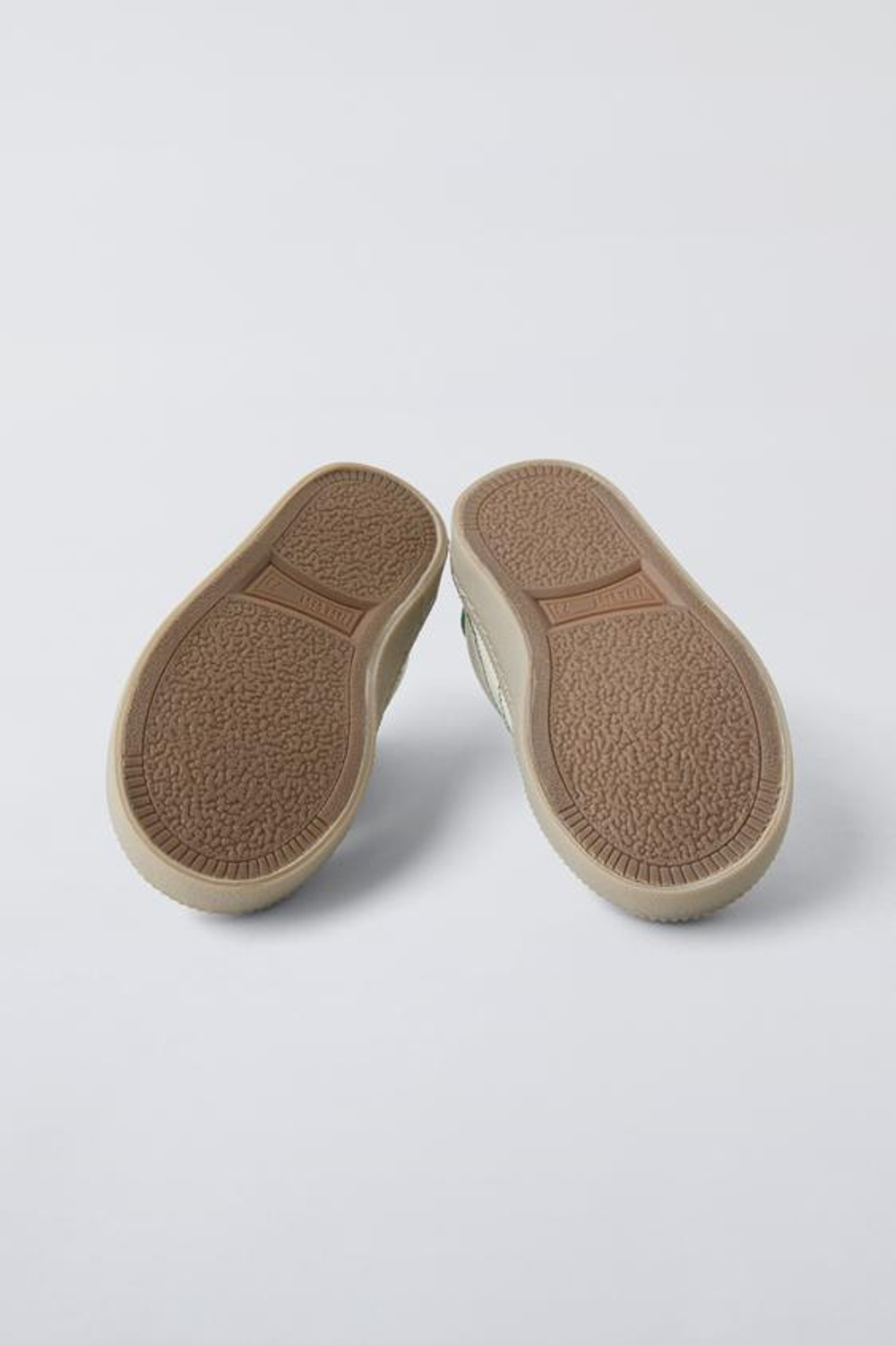 ZARA КРОССОВКИ ИЗ КОЖИ С РЕМЕШКАМИ, ЗЕЛЕНЫЙ