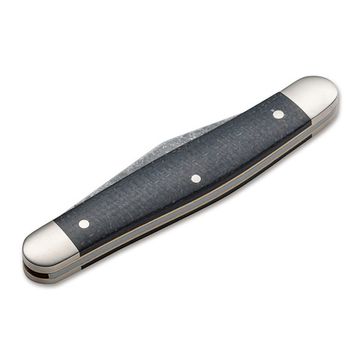 Складной нож Boker 114985 Stockman Burlap c клинком из стали O-1 Tool Steel, рукоять микарта / нейзильбер