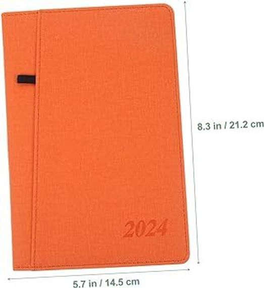 Gündəlik/Ajanda/Ежедневник/Diary Planner 2024 orange