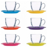 Чайный набор 220мл «Рэйнбоу» N4217