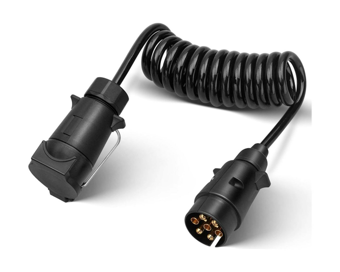 Удлинитель для прицепа, 7 контактов, с проводкой 3 м