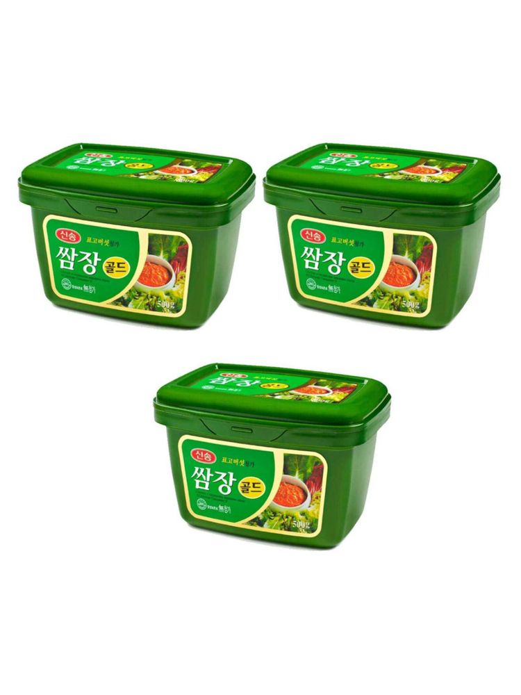 Соевая паста CJ Soybean Самдян соево-перцовая 500 г 3 шт