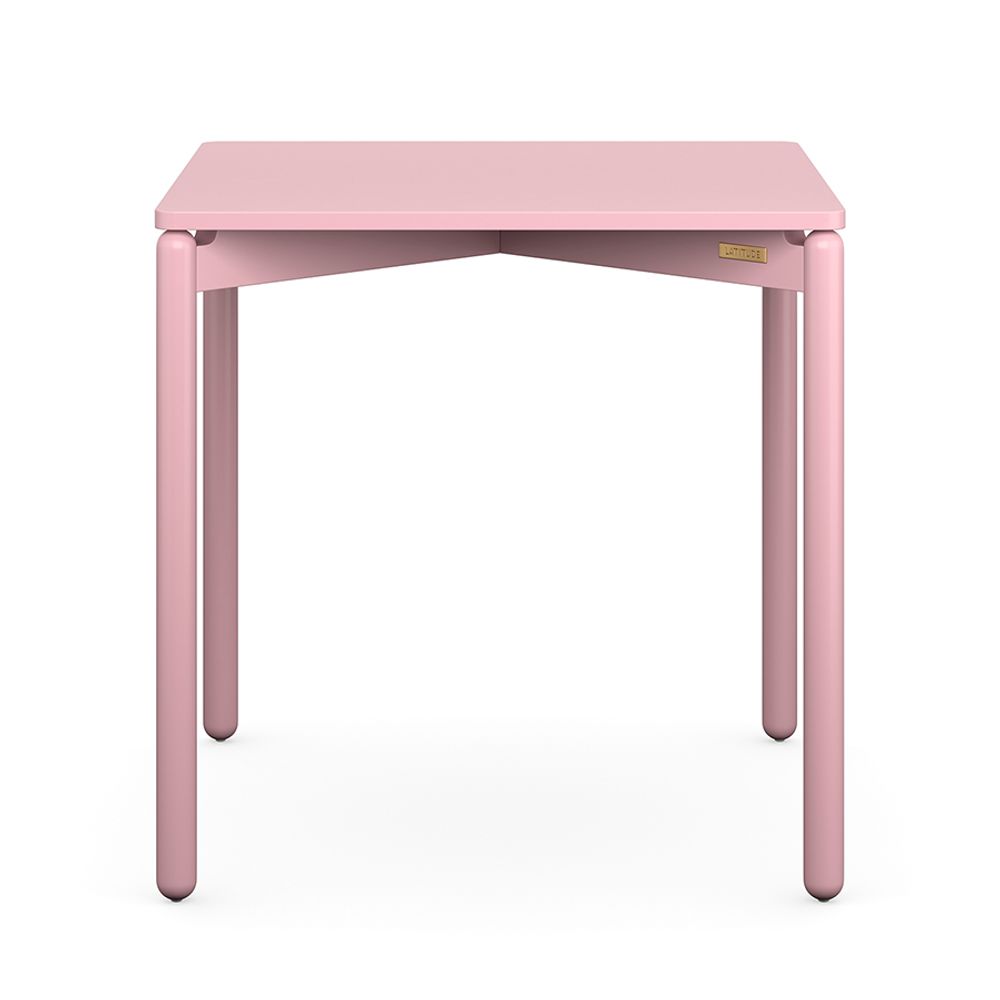 Стол обеденный Saga, 75х75 см, розовый