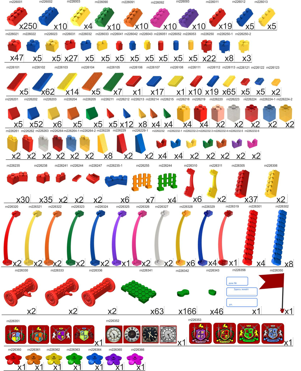 Архитектурный набор Leco GB10"