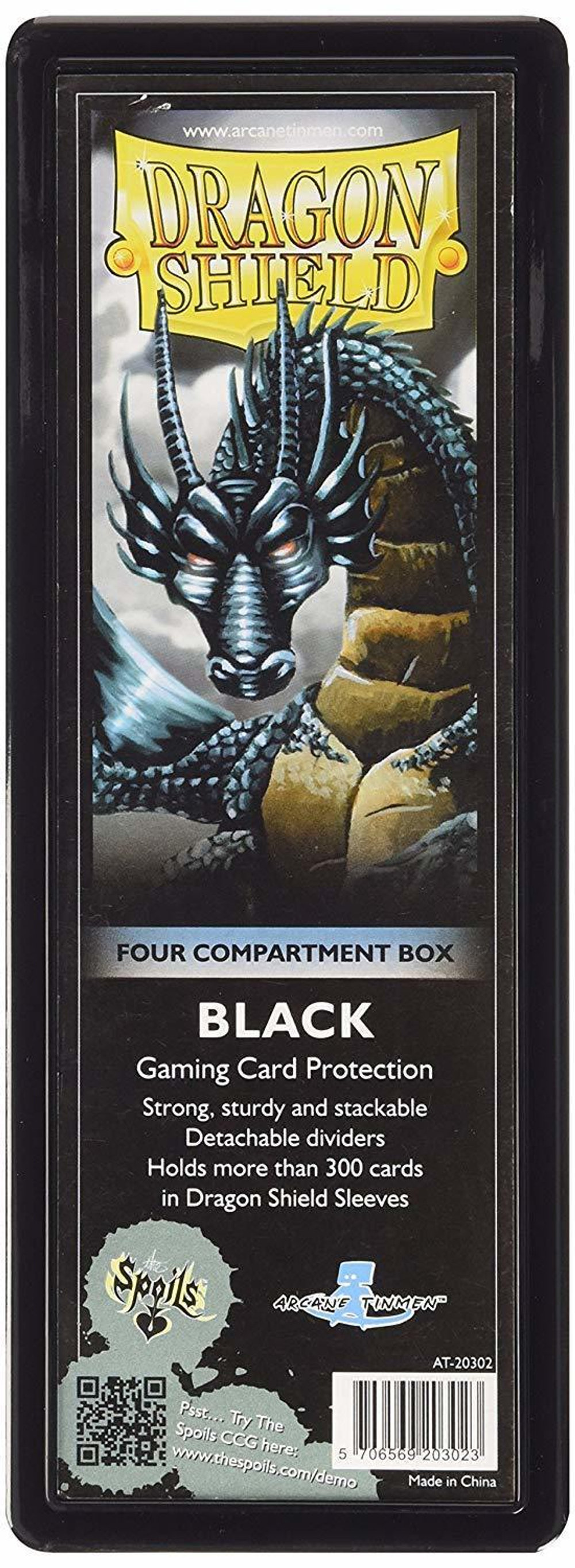 Dragon Shield - Коробочка черная на 300+ карт