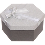 Коробка подарочная «Ванильная нежность» 19*16,5*8,5 см, серый