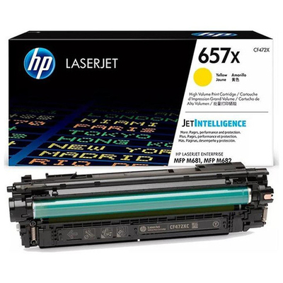 Картридж HP CF472X (657X) для M681, M682 желтый