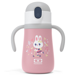 Термос детский 360мл Monbento MB Stram pink Bunny