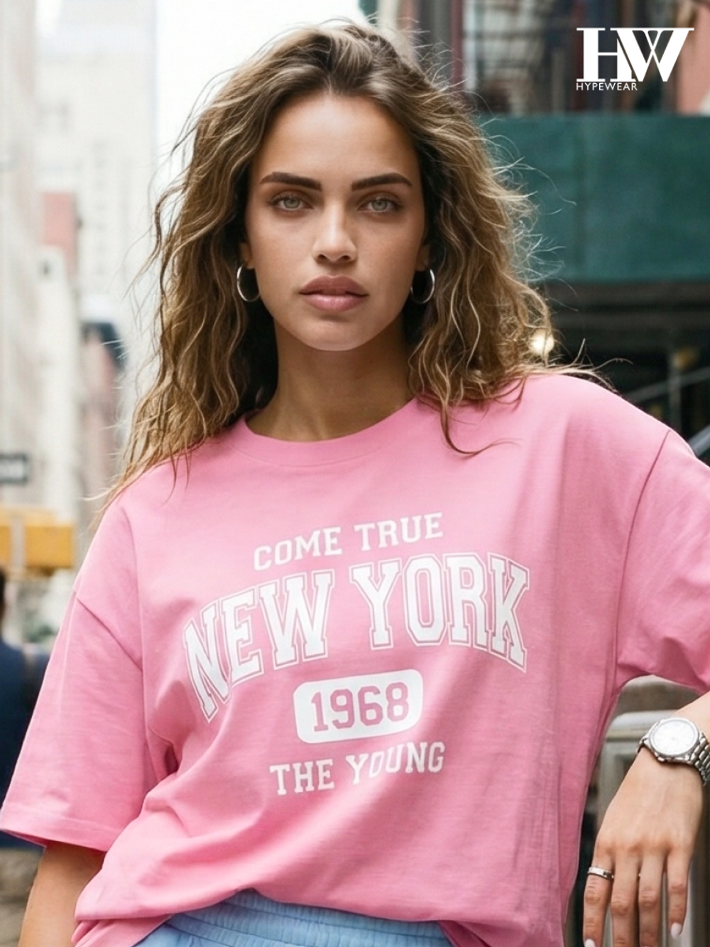 Футболка женская оверсайз NEW YORK