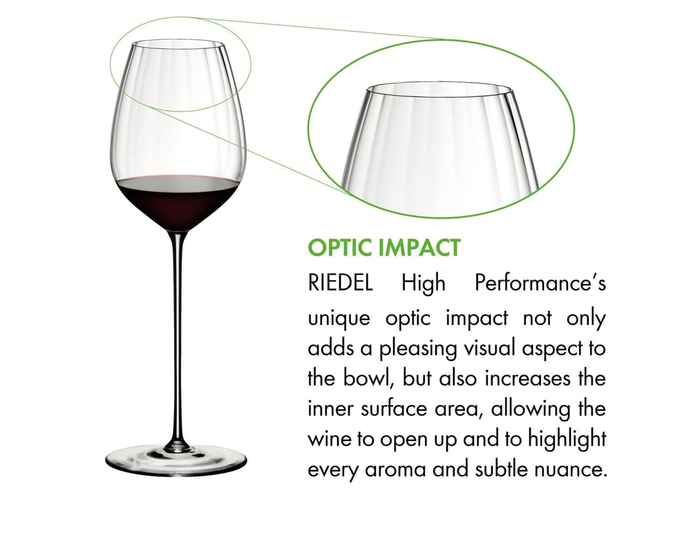 Бокал для вина High Performance Cabernet Clear 834 мл Riedel