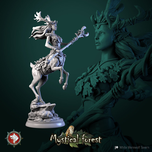 Дриада Кентавр Друид Шаман Маг Волшебник миниатюра для dnd, днд, pathfinder, фентези, Настольная игра, НРИ, Варгейм, РПГ