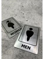 Табличка Туалет