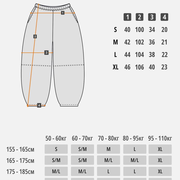 Штаны UNIFORM Heavy Wide, серый