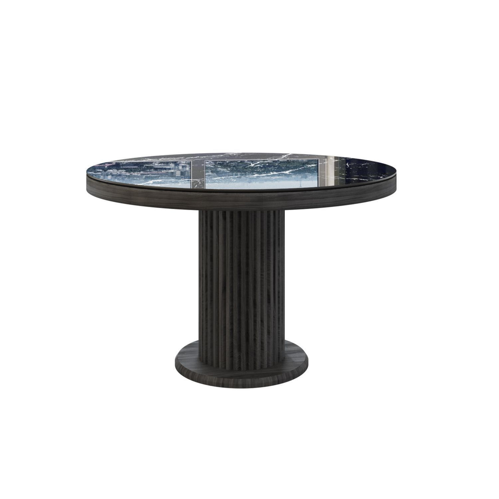 Стол Denver 120, круглый глянец