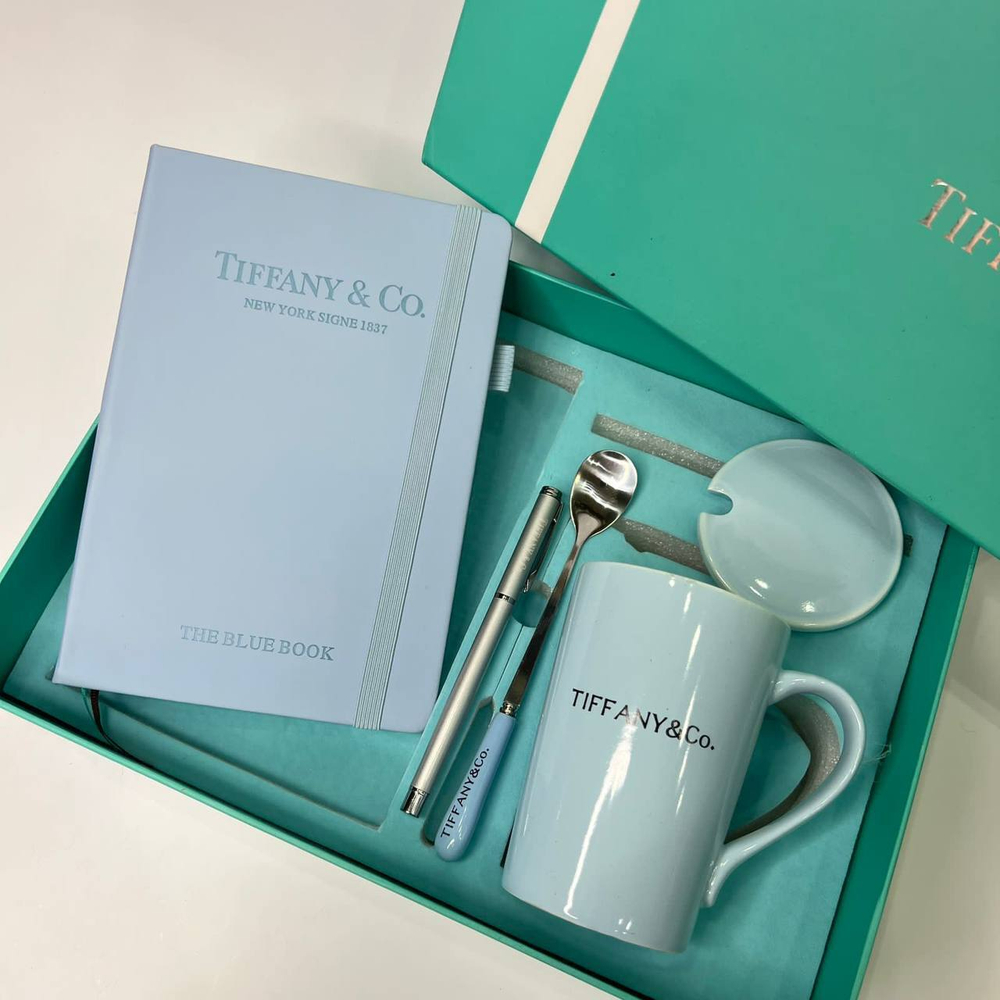 Набор Tiffany & Co. (блокнот + кружка + ручка)