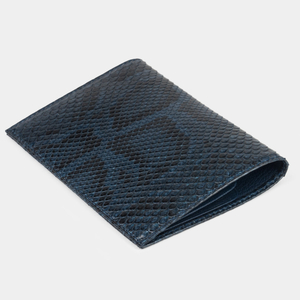 Обложка для паспорта и автодокументов кожаная Moscou Easy синего цвета