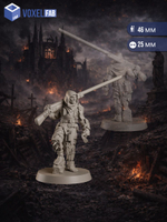 Штурмовой отряд, Траншейные Пилигримы миниатюры для настольных игр РНИ, Trench Crusade