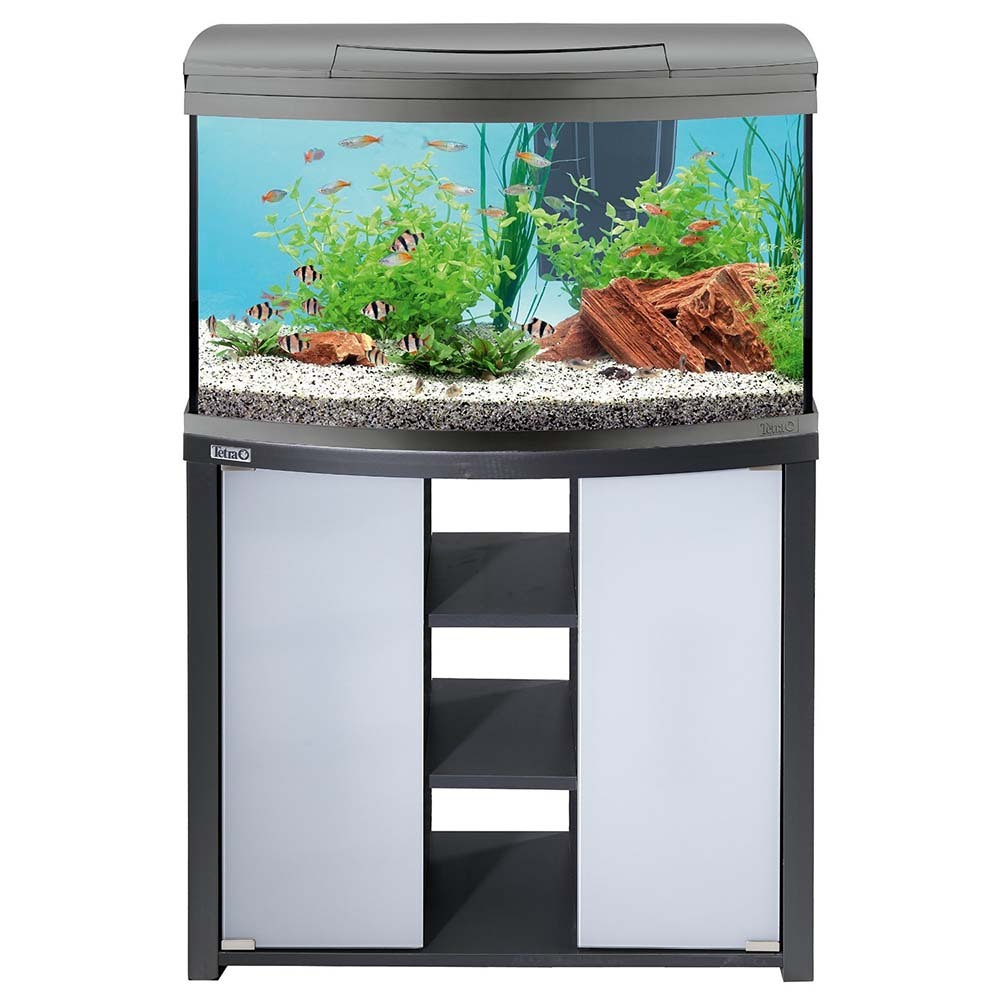 Tetra AquaArt Evolution Line 100 л - гнутый аквариум со светом и комплектом оборудования