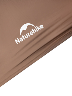 Спальный мешок летний Naturehike LW181, коричневый (NH21MSD09), молния слева