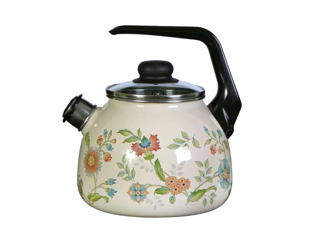 Чайник 3л со свистком "Луговые цветы"