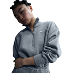 Баскетбольная женская толстовка Nike Sportswear Phoenix Fleece Sweatshirt Grey