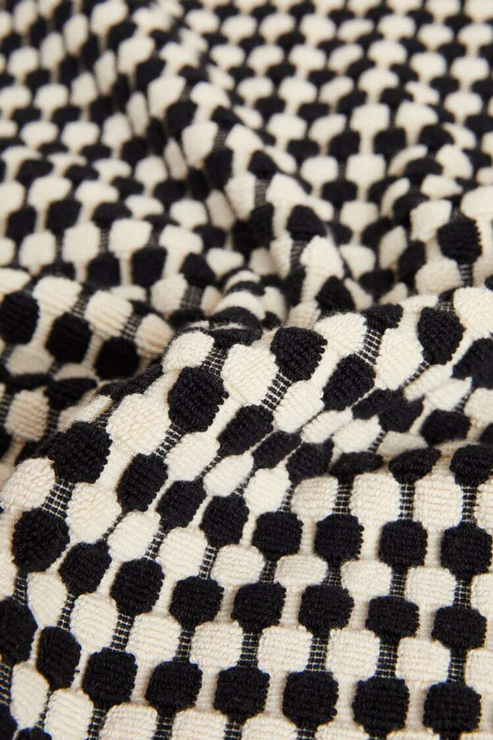 ZARA HOME РЕЛЬЕФНЫЙ КОВРИК ДЛЯ ВАННОЙ, ЧЕРНЫЙ