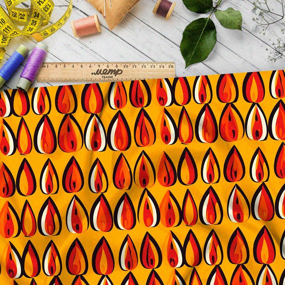 Ткань Барби пиксельные эмоции