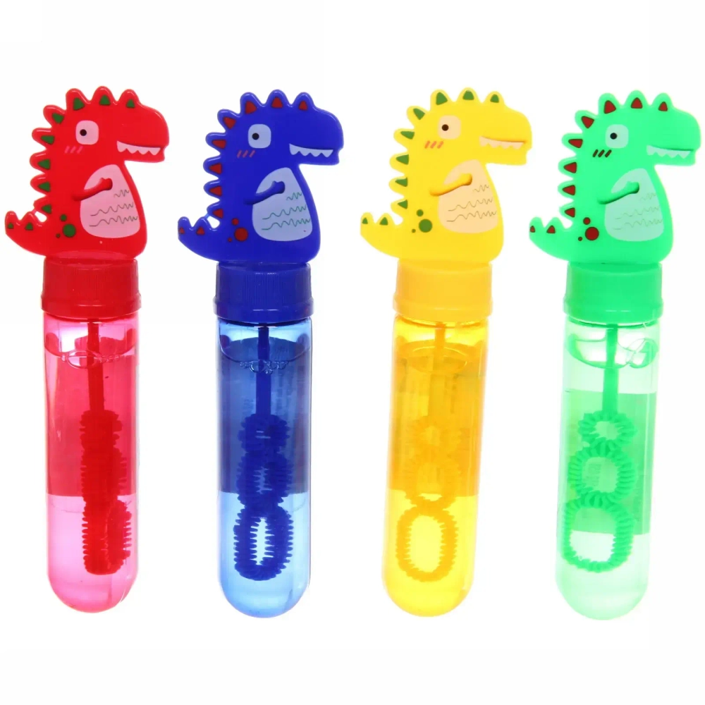 Мыльные пузыри «Динозаврик», 14,5 см, 40 мл, цвет микс